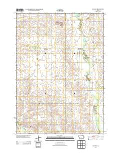 Colwell Iowa Historical topographic map, 1:24000 scale, 7.5 X 7.5 Minute, Year 2013
