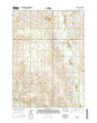 Colwell Iowa Current topographic map, 1:24000 scale, 7.5 X 7.5 Minute, Year 2015