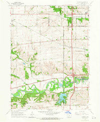 Commerce Iowa Historical topographic map, 1:24000 scale, 7.5 X 7.5 Minute, Year 1965