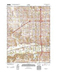 Commerce Iowa Historical topographic map, 1:24000 scale, 7.5 X 7.5 Minute, Year 2013