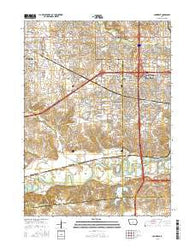 Commerce Iowa Current topographic map, 1:24000 scale, 7.5 X 7.5 Minute, Year 2015