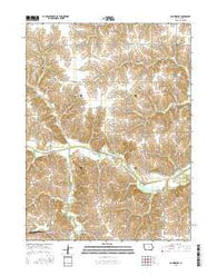 Confidence Iowa Current topographic map, 1:24000 scale, 7.5 X 7.5 Minute, Year 2015
