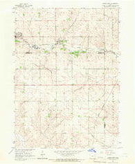 Conrad East Iowa Historical topographic map, 1:24000 scale, 7.5 X 7.5 Minute, Year 1960
