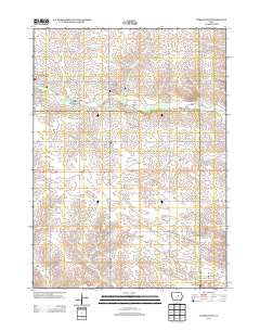 Conrad East Iowa Historical topographic map, 1:24000 scale, 7.5 X 7.5 Minute, Year 2013
