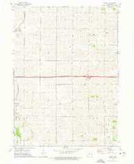 Conroy Iowa Historical topographic map, 1:24000 scale, 7.5 X 7.5 Minute, Year 1973