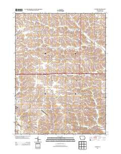 Conroy Iowa Historical topographic map, 1:24000 scale, 7.5 X 7.5 Minute, Year 2013