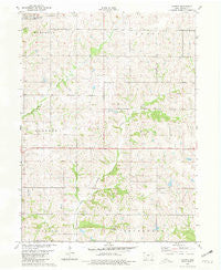 Conway Iowa Historical topographic map, 1:24000 scale, 7.5 X 7.5 Minute, Year 1980
