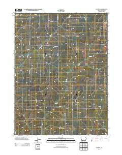 Conway Iowa Historical topographic map, 1:24000 scale, 7.5 X 7.5 Minute, Year 2013