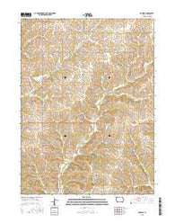 Conway Iowa Current topographic map, 1:24000 scale, 7.5 X 7.5 Minute, Year 2015