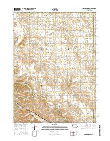 Coon Rapids North Iowa Current topographic map, 1:24000 scale, 7.5 X 7.5 Minute, Year 2015