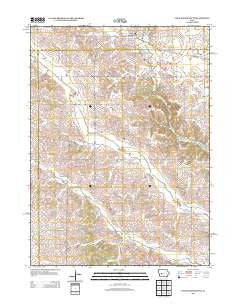 Coon Rapids South Iowa Historical topographic map, 1:24000 scale, 7.5 X 7.5 Minute, Year 2013