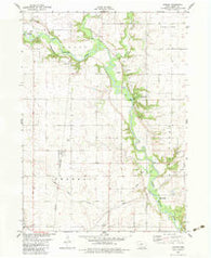 Cooper Iowa Historical topographic map, 1:24000 scale, 7.5 X 7.5 Minute, Year 1982