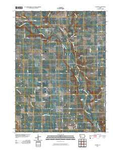 Cooper Iowa Historical topographic map, 1:24000 scale, 7.5 X 7.5 Minute, Year 2010