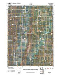 Corley Iowa Historical topographic map, 1:24000 scale, 7.5 X 7.5 Minute, Year 2010