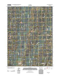 Corley Iowa Historical topographic map, 1:24000 scale, 7.5 X 7.5 Minute, Year 2013