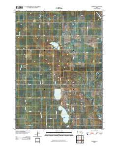Cornelia Iowa Historical topographic map, 1:24000 scale, 7.5 X 7.5 Minute, Year 2010