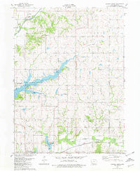 Corning North Iowa Historical topographic map, 1:24000 scale, 7.5 X 7.5 Minute, Year 1980