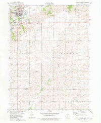 Corning South Iowa Historical topographic map, 1:24000 scale, 7.5 X 7.5 Minute, Year 1980
