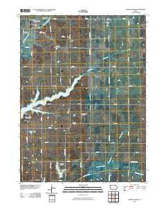 Corning North Iowa Historical topographic map, 1:24000 scale, 7.5 X 7.5 Minute, Year 2010