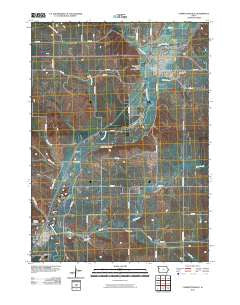 Correctionville Iowa Historical topographic map, 1:24000 scale, 7.5 X 7.5 Minute, Year 2010