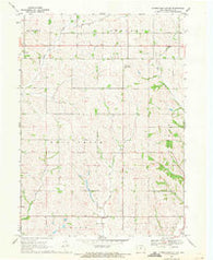 Correctionville NW Iowa Historical topographic map, 1:24000 scale, 7.5 X 7.5 Minute, Year 1969
