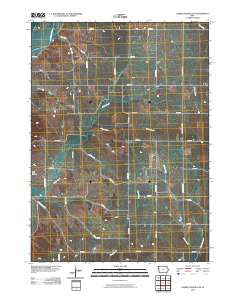 Correctionville SE Iowa Historical topographic map, 1:24000 scale, 7.5 X 7.5 Minute, Year 2010