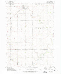 Corwith Iowa Historical topographic map, 1:24000 scale, 7.5 X 7.5 Minute, Year 1972