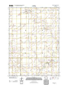 Corwith Iowa Historical topographic map, 1:24000 scale, 7.5 X 7.5 Minute, Year 2013