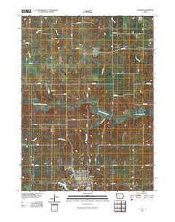 Corydon Iowa Historical topographic map, 1:24000 scale, 7.5 X 7.5 Minute, Year 2010