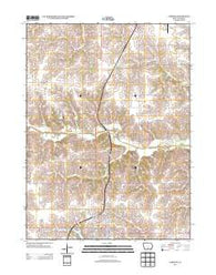 Corydon Iowa Historical topographic map, 1:24000 scale, 7.5 X 7.5 Minute, Year 2013