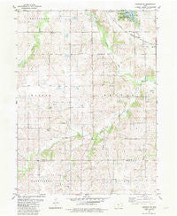 Corydon NE Iowa Historical topographic map, 1:24000 scale, 7.5 X 7.5 Minute, Year 1982