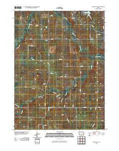 Corydon NE Iowa Historical topographic map, 1:24000 scale, 7.5 X 7.5 Minute, Year 2010
