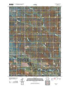 Coster Iowa Historical topographic map, 1:24000 scale, 7.5 X 7.5 Minute, Year 2010