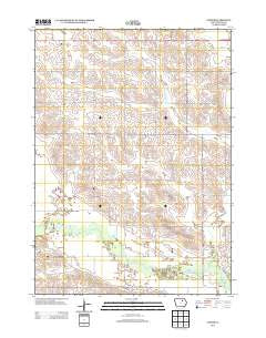 Coster Iowa Historical topographic map, 1:24000 scale, 7.5 X 7.5 Minute, Year 2013