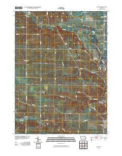 Cotter Iowa Historical topographic map, 1:24000 scale, 7.5 X 7.5 Minute, Year 2010
