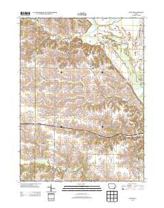 Cotter Iowa Historical topographic map, 1:24000 scale, 7.5 X 7.5 Minute, Year 2013