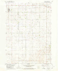 Coulter Iowa Historical topographic map, 1:24000 scale, 7.5 X 7.5 Minute, Year 1979
