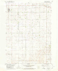 Coulter Iowa Historical topographic map, 1:24000 scale, 7.5 X 7.5 Minute, Year 1979