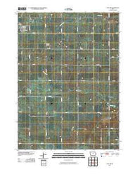Coulter Iowa Historical topographic map, 1:24000 scale, 7.5 X 7.5 Minute, Year 2010