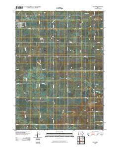 Coulter Iowa Historical topographic map, 1:24000 scale, 7.5 X 7.5 Minute, Year 2010