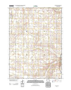 Coulter Iowa Historical topographic map, 1:24000 scale, 7.5 X 7.5 Minute, Year 2013