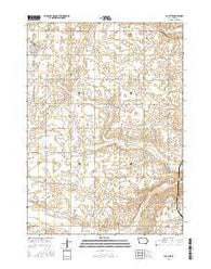 Coulter Iowa Current topographic map, 1:24000 scale, 7.5 X 7.5 Minute, Year 2015