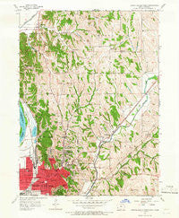 Council Bluffs North Iowa Historical topographic map, 1:24000 scale, 7.5 X 7.5 Minute, Year 1956