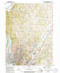 Council Bluffs North Iowa Historical topographic map, 1:24000 scale, 7.5 X 7.5 Minute, Year 1994