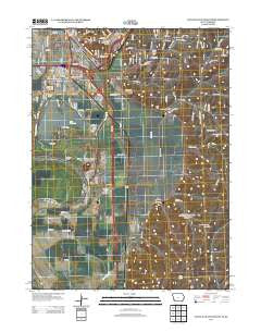 Council Bluffs South Iowa Historical topographic map, 1:24000 scale, 7.5 X 7.5 Minute, Year 2013