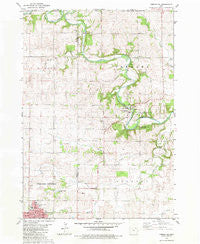 Cresco NE Iowa Historical topographic map, 1:24000 scale, 7.5 X 7.5 Minute, Year 1981