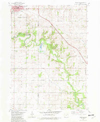 Cresco SE Iowa Historical topographic map, 1:24000 scale, 7.5 X 7.5 Minute, Year 1981