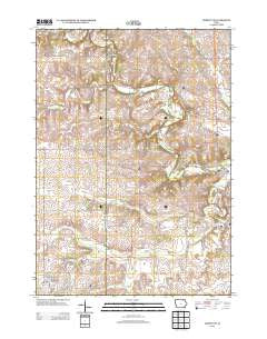 Cresco NE Iowa Historical topographic map, 1:24000 scale, 7.5 X 7.5 Minute, Year 2013