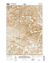 Cresco NE Iowa Current topographic map, 1:24000 scale, 7.5 X 7.5 Minute, Year 2015