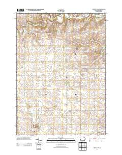 Cresco NW Iowa Historical topographic map, 1:24000 scale, 7.5 X 7.5 Minute, Year 2013
